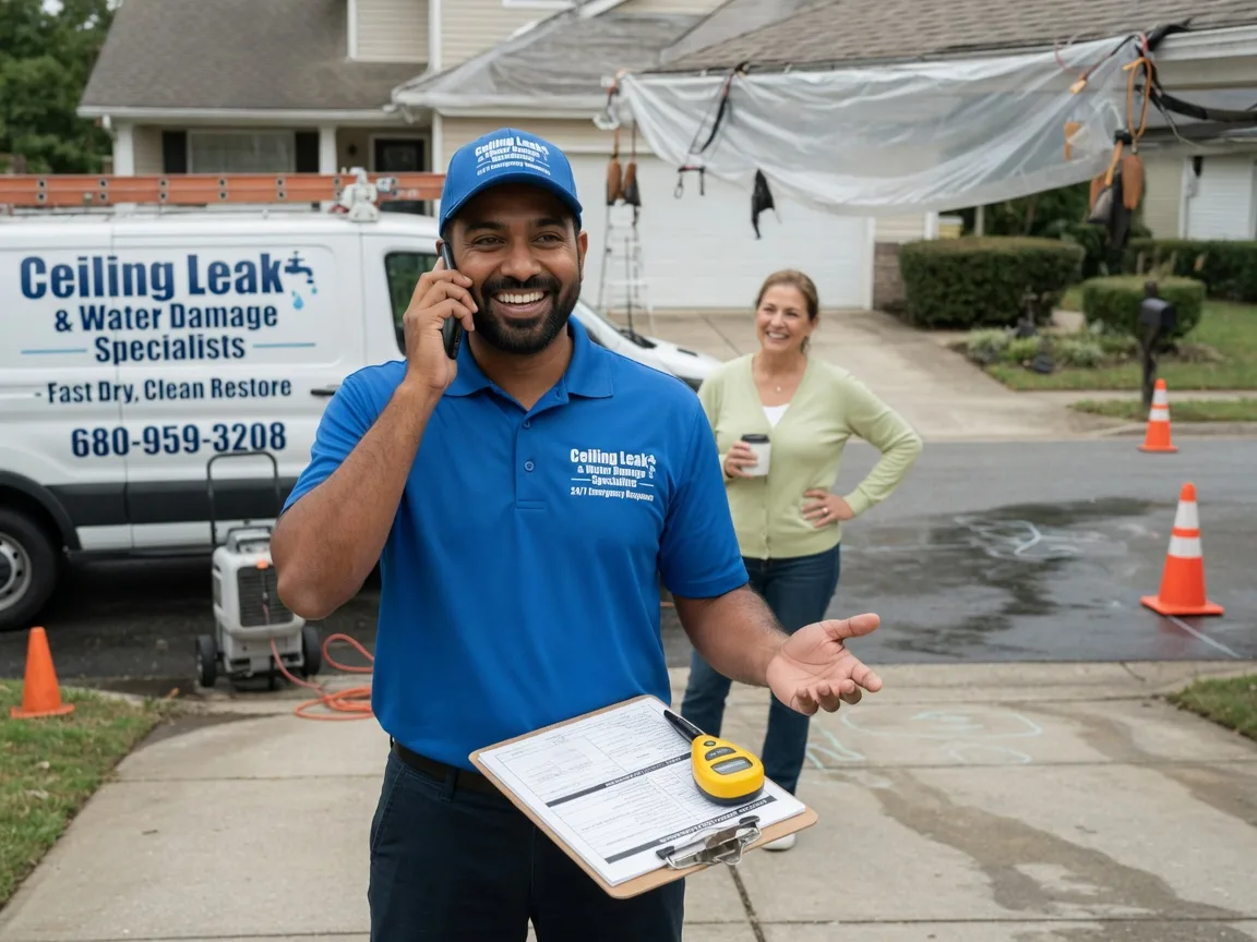 Ceiling Leak Cleanup Granite Quarry, NC FAQs